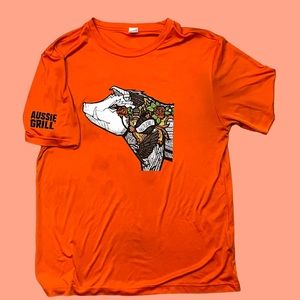Aussie Grill Bacon Bomb Big Pic T-Shirt. Large.